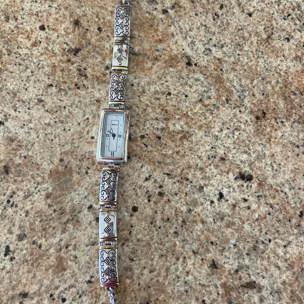 Brighton 2 tone bracelet style watch.  Excellent condition. Silver/gold